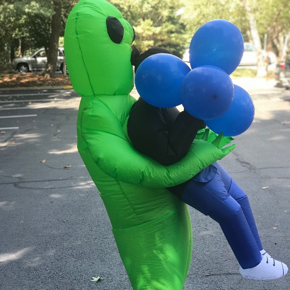 Alien Carry Inflatable Costume BRAND NEW!!!